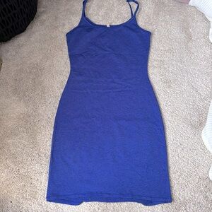 P’tula Bare Dress Sz M Blue